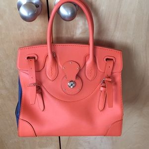 HP🥂 2x Ralph Lauren Ricky leather handbag new